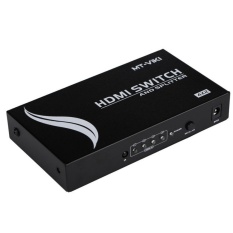 MT-HD4-2 4 Port HDMI Dalam 2 Port HDMI Sinkronisasi Out HDMI SwitchSplitter HDMI1.4 Dukungan Auto Remote-Intl