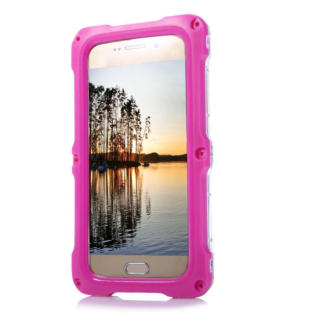 Multifunction Ultrathin Waterproof Full Body Screw Thread PET Protective Case Touch Screen Cover for Samsung S6
