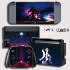Neon Genesis Evangelion Vinyl Skin Sticker Decal Cover for Nintendo Switch Console Controller Joy-Con - intl