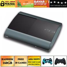 New - SONY Playstation 3 SUPER SLIM 160GB - 20 Game - 2 Stik Wireless - Grade A
