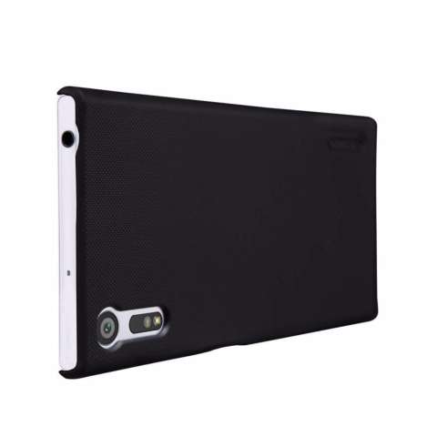 Nillkin For Sony Xperia XZ Super Frosted Shield Hard Case Original - Hitam + Gratis Anti