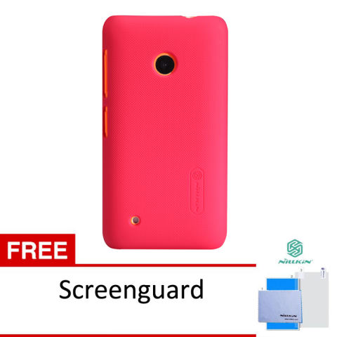Nillkin Frosted Nokia Lumia 530 - Merah + Free Screen Guard