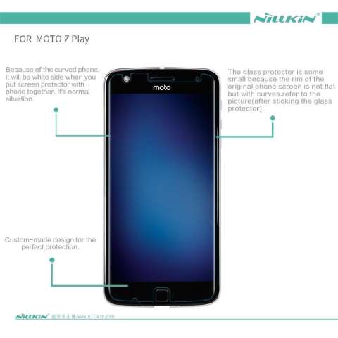 Nillkin H+ PRO Tempered Glass for Motorola Moto Z Play - Antigores Screenguard - Transparan