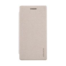 Nillkin Original for Oppo Mirror 5 / 5S A51 Sparkle Leather Case / Flip Cover - Emas