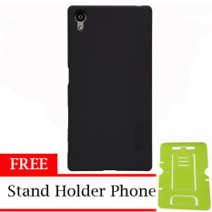 Nillkin Super Shield Hardcase 1mm ORIGINAL for Sony Xperia Z5 Dual Original - Black + Free Stand Holder Phone