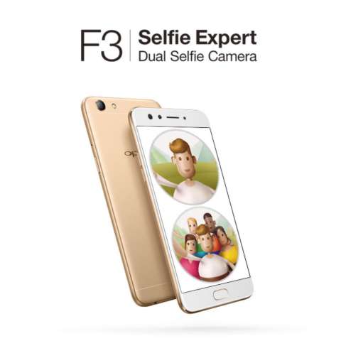 OPPO F3 Dual Selfie Camera - 4/64GB - Kamera Depan (16 MP +8 MP) 2