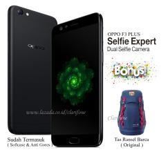 Oppo F3 Plus - Selfie Expert - 64GB - Layar 6 inch - Black Edition