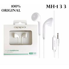 Oppo Handsfree Headset Earphone F1 For Oppo F1 Original / F1 Plus , Stereo Super Bass Original - Putih/White