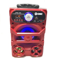 (Original) GMC Speaker Portable Radio,SD/USB Music Player,karaoke, 898C - Random