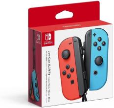 ORIGINAL - NINTENDO SWITCH - JOY-CON (L/R)-NEON RED/NEON BLUE