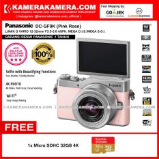 Panasonic DC-GF9K Pink Rose 4K Mirrorless Camera GF9 Post Focus 16MP (Garansi Resmi) Free MicroSD 32GB 4K