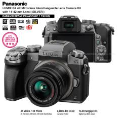 Panasonic DMC-G7K Silver - Kamera Mirrorless G7 WiFi 4K 16MP + Lumix G Vario 14-42mm/ F3.5-5.6 II ASPH (Garansi Resmi Panasonic 1th)