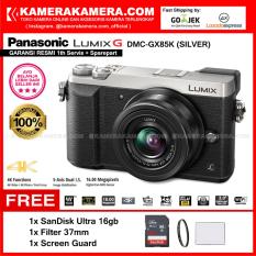 PANASONIC LUMIX DMC-GX85K Kamera Mirrorless GX85 SILVER 12-32mm Lens WiFi 16MP (Garansi Resmi) Free SanDisk Ultra 16gb + Screen Guard + Filter 37mm
