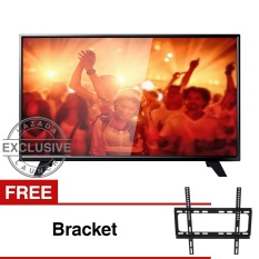 Philips 39 inch LED HD TV - Hitam (Model 39PHA4251S/70) Free Bracket