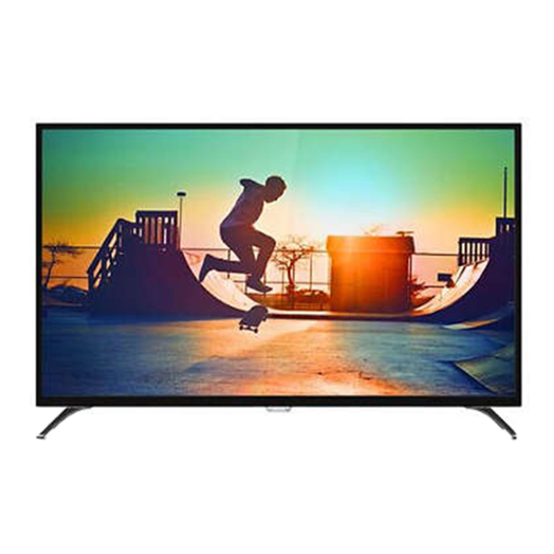 Philips 50 inch 4K Ultra SlimSmart LED TV - Hitam (Model 50PUT6002)