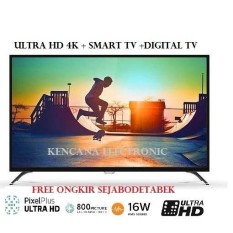 PHILIPS 50PUT6002S ULTRA HD 4K LED SMART TV DIGITAL TV DVB-T T2 -50 INCH - Khusus JABODETABEK