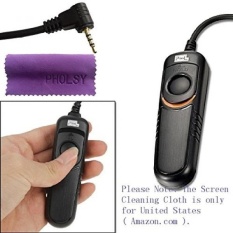 Pixel Remote Control Shutter Kabel Kabel L1 untuk Panasonicand Kamera Leica dengan Kain Pembersih Layar Pholicy, ReplacesPanasonic DMW-RSL1-Intl