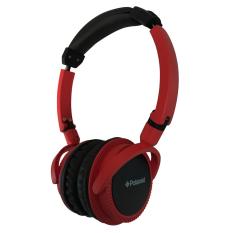 Polaroid headphone on ear fit with soft ear pad & foldable for easy storage handsfree headset PRH096-RD