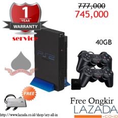 Ps2 fat 40GB + 2stick + Memory card (Garansi 1 tahun)