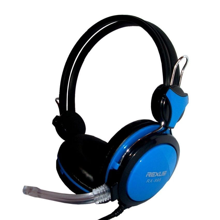 Rexus Headset Gaming RX-995 Plus MIC Peralatan Audio Video Headphone Gaming Main Team Online Multiplayer Game RPG MMORPG Real Time Strategy Battle Net Play First Person Shooter Komputer Gamers LAN Control Volume Microphone Lebih Mudah Asyik Seru Suara Men
