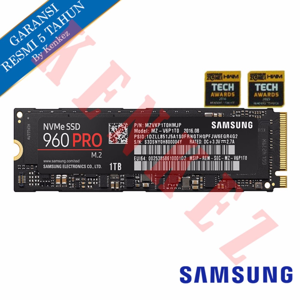 Samsung SSD 960 PRO M.2 1TB PCIe Gen3.0 x4