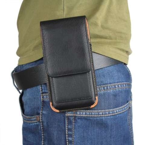 Sarung HP Pinggang Kulit dengan Penjepit Rotary Ukuran 5,5 Inch (16 x 8,5 cm) / Sarung HP Kulit / Dompet HP Pinggang / Dompet HP Kulit / Tas HP Pinggang / Tas HP Kulit / Tempat HP Pinggang / Tempat HP Kulit 4