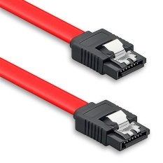 SATA V2.0 Kabel Hard Drive SSD Kabel Data Kecepatan Tinggi SSD dengan Pengikat Dr Logam PD Sabuk Merah-Internasional