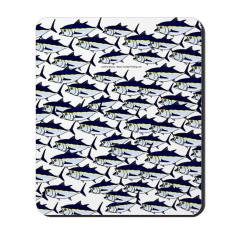 School Of Bluefin Tuna Fish Portrait1 - Non-slip Rubber Mousepad, Gaming Mouse Pad - intl