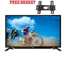 Sharp 40 inch LED HD TV - Hitam (Model LC-40LE185i)