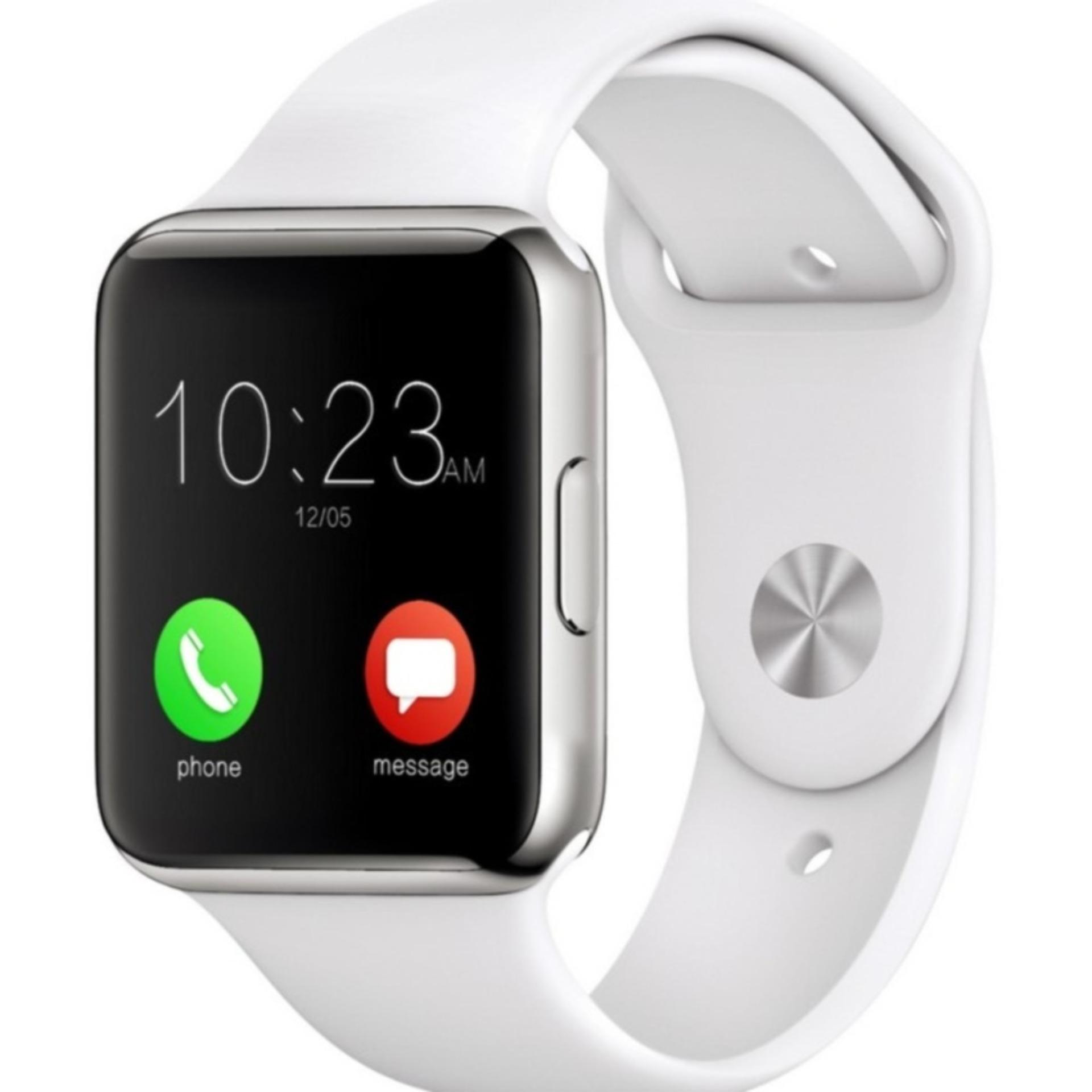 Smartwatch A1 With Camera Support SIM and Memory Card - PUTIH