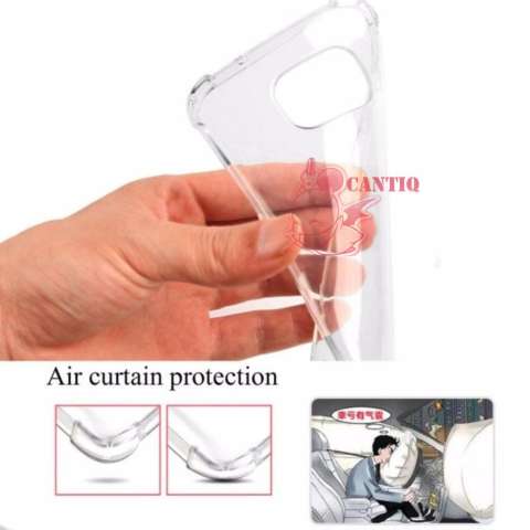 Softcase Anti Crack Oppo A57 / Case Anti Shock Oppo A57 /Silicon Anti Crack Oppo A57 / Back Case Anti Crack Oppo A57 - White Clear 1
