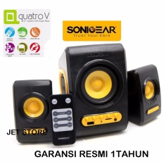 Sonicgear Quatro V Speaker 2.1 with Super Bass - Kuning