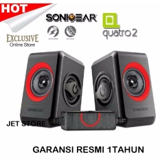 Sonicgear Quatro2 Speaker Komputer - Merah..