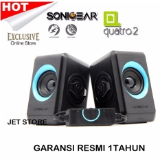 Sonicgear Quatro2 Speaker Computer /HP - Biru.
