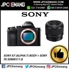 SONY A7 (ALPHA 7) BODY + SONY FE 50MM F/1.8