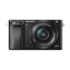 Sony Alpha A6000 Kamera Digital Mirrorless - Lensa 16-50mm - 24.3MP- Hitam