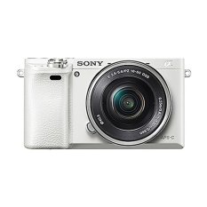Sony Alpha A6000 Kamera Digital Mirrorless - Lensa 16-50mm - 24.3MP - Putih