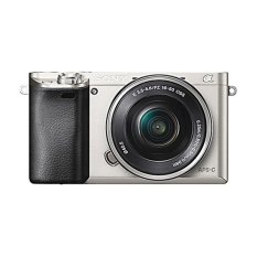 Sony Alpha A6000 Kamera Digital Mirrorless - Lensa 16-50mm - 24.3MP - Silver