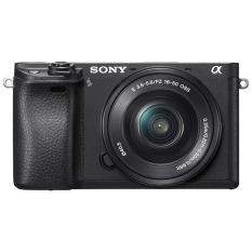 Sony Alpha ILCE a6300 Kit 16-50mm - Hitam