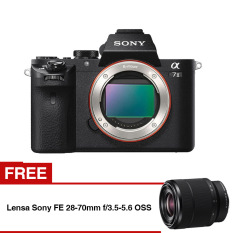 Sony Alpha ILCE a7 Mark II - Hitam + Lensa Sony FE 28-70mm f/3.5-5.6 OSS