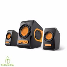 Speaker USB 2.1 SonicGear Quatro V ORANGE - Speaker Komputer PC Laptop Notebook