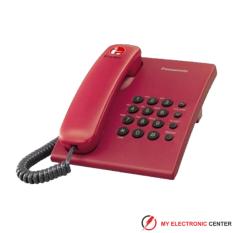 Telepon Kabel Panasonic KX-TS505 Single Line RED / Telepon Kabel Rumah Kantor