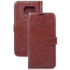 Tomkas Seri Crazy Horse Cover untuk Samsung Galaxy S7 EDGE-Intl