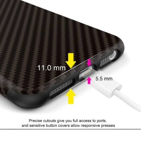 TPU Carbon Case Black Only for Samsung S7 Edge Softcase TPU - Hitam 2