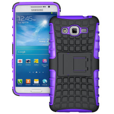 TPU + PC Case Belakang untuk Samsung GALAXY Grand Prime (SM-G530F)/Duos TV SM-G530BT (Ungu) -Intl