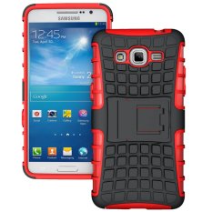 TPU + PC Case Belakang untuk Samsung GALAXY Grand Prime (SM-G530F)/Duos TV SM-G530BT (Merah) -Intl