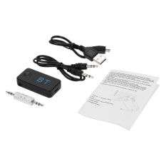 TS-BT35A18 Wireless Bluetooth Receiver Stereo Bluetooth 3.0 3.5mm AUX Hands-Free Bluetooth Car Kit for Car Vehicular Audio System Home Audio System Computer - intl