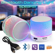 TV, Audio/Video, Gaming Wearables Portable Speaker LED Portable Mini Bluetooth Speaker Nirkabel Tangan Gratis Speaker dengan Tf Usb FM MIC Blutooth Musik untuk Mobile Ponsel Iphone 6 7 S-Intl