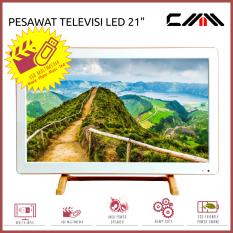 TV MONITOR LED 21 inch - CMM - USB Movie - Putih - TV USB VGA HDMI AV