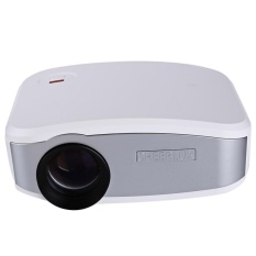 TV TV Cheerlux C6 LCD Proyektor 1200 Lumens 800X480 Piksel VGA/USB 2.0/HDMI/AV /Earphone Output Dukungan Antarmuka Hd1080P (Hitam Putih) -Intl